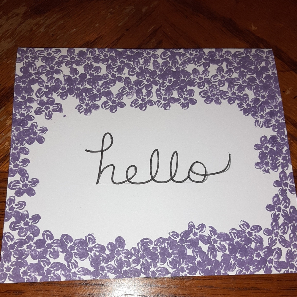 Handmade note cards